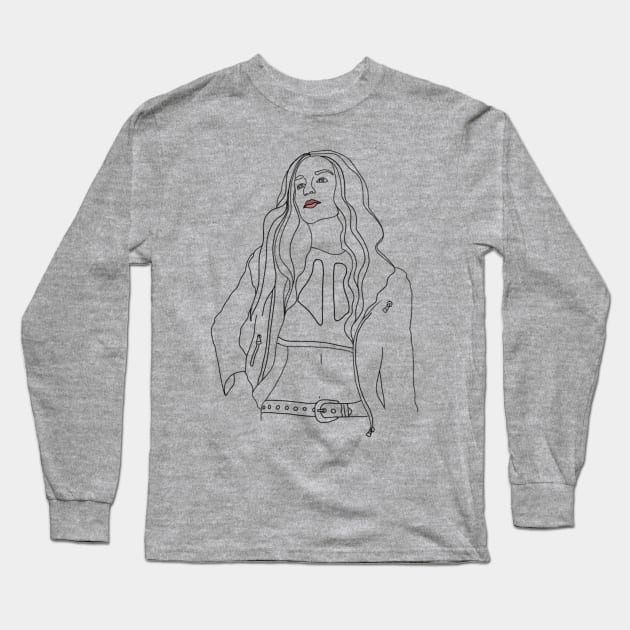 Melanie Scrofano Wynonna Earp Long Sleeve T-Shirt by ameliasdaylight